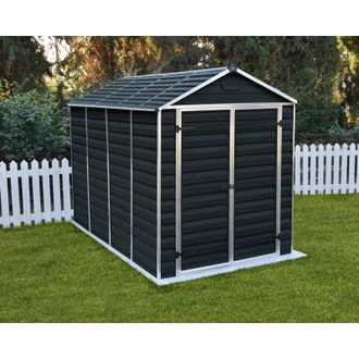 Palram Canopia Skylight Caseta De Jard&iacute;n Policarbonato 303x185x217 Cm Gris Oscuro
