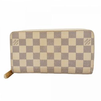 Louis Vuitton White Long Wallet (Bi-Fold) (Pre-Owned)