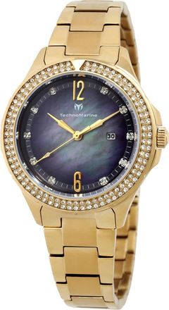 Technomarine Luna Quartz Crystal Ladies Watch TM-826010