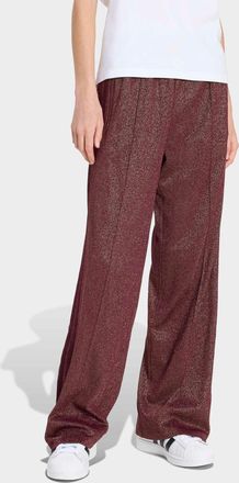 adidas Sporthose ADIDAS ORIGINALS LUREX FB TP, Damen, Gr. XL, N-Gr, maroon, gold metallic, Obermaterial: 61% Baumwolle, 21% Polyamid, 18% Polyester, Hosen Sp