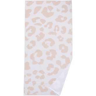 Nordstrom Rack Leopard Spot Beach Towel in White Multi at Nordstrom Rack