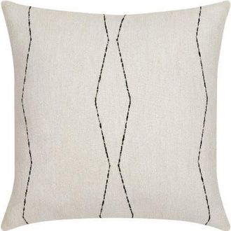 Elaine Smith Oblique Ebony Textured Indoor & Outdoor Woven Accent Pillow at Nordstrom, Size 22X22