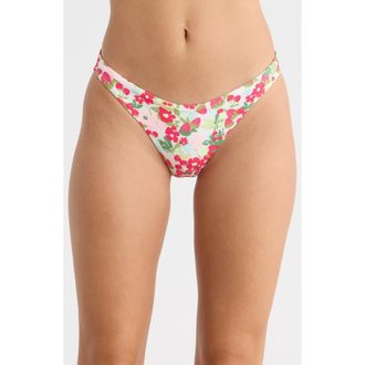 Maaji Sublimity Reversible Bikini Bottoms in Red at Nordstrom Rack, Size Medium