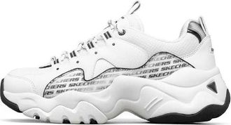 Skechers (WMNS) Skechers D Lites 3.0-Endless Chic Shoes Black/White 149255-WBK