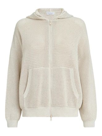Brunello Cucinelli Vest met rits - Beige