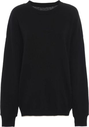 Yohji Yamamoto Truien & Vesten, Dames, Zwart, M, Gelaagde Mouwen Top