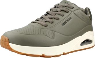 Skechers Hombre, Deporte, Verde, Talla: 44 EU