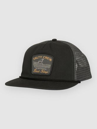 Salty Crew Boat Shop Trucker Cap schwarz