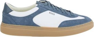 HUGO BOSS Kieran Sneaker - Heren - Sneakers - Blauw - 40 EU - Leer - Schoenen
