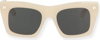 Off-white Selma 51mm Square Sunglasses in Beige Dark Grey at Nordstrom Rack