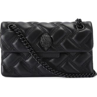 Kurt Geiger Kensington 17 Convertible Shoulder Bag in Black at Nordstrom