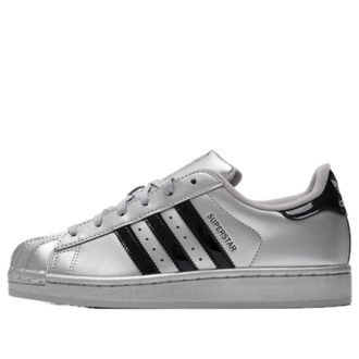 adidas (WMNS) adidas Superstar II Silver Metallic Black LA3779