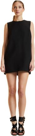 Cynthia Rowley Penelope Shift Jurk - Dames - Korte kleedjes - Zwart - S - Wol - Kleedjes