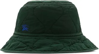 Burberry Crinkled Quilted Bucket Hat, Size Medium