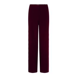 Dante6 Getailleerde Broek - Dames - Broeken - Rood - Maat: 2XL Leer