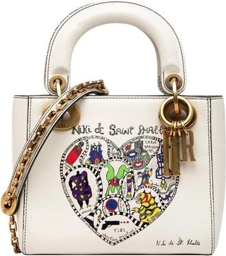 Dior Pre-owned Handbag met Ketting - Dames - Vintage Handtas - Wit - ONE Size - Vintage