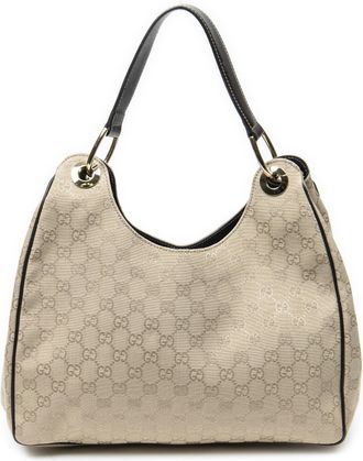 Gucci Pre-owned Womens Colbert Hobo Shoulder Bag - Beige - One Size