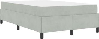 vidaXL Vidaxl - Estructura De Cama Blanco, Gris Claro Y Blanco 120 X 200 Cm