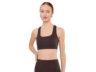 SPLITS59 Lexi Rigor Bra Womens Bra Dark Chocolate/Black : SM, Nylon/Spandex