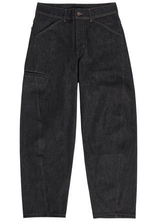Christophe Lemaire Twisted Workwear Barrel-leg Denim Jeans - Dark Grey - 52 (IT52 / XL)