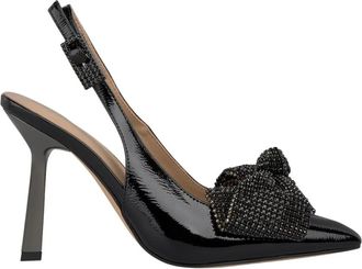 Alma En Pena Schoen met strass strik hak - Dames - Pumps - Zwart - 37 EU - Schoenen