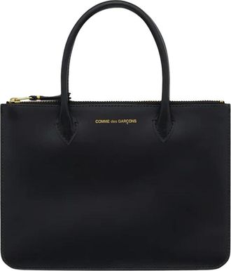 Comme Des Gar&ccedil;ons Sa 5100Ha Portemonnee Met Handvatten - Dames - Handtassen - Zwart - ONE Size - Leer - Tassen