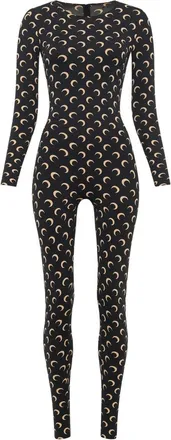 Marine Serre Moon Polyamide Crescent Jumpsuit