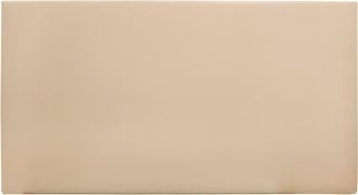 Deco Wood Cabecero tapizado de polipiel liso en color marrón de 160x80cm