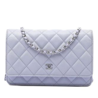 Chanel Pre-owned Crossbody Bag - Dames - Pre-owned - Paars - Maat: ONE Size Leer
