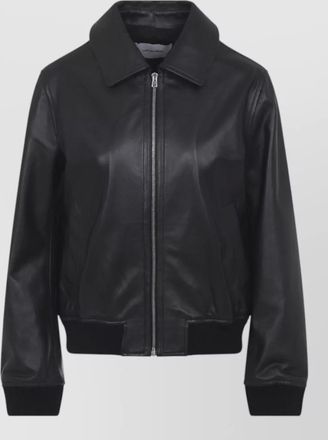 Yves Salomon lamb leather jacket