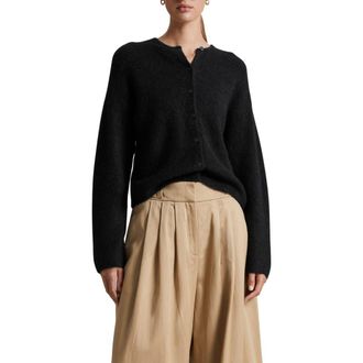 & Other Stories Alpaca Blend Cardigan in Black Dark at Nordstrom Rack, Size X-Small
