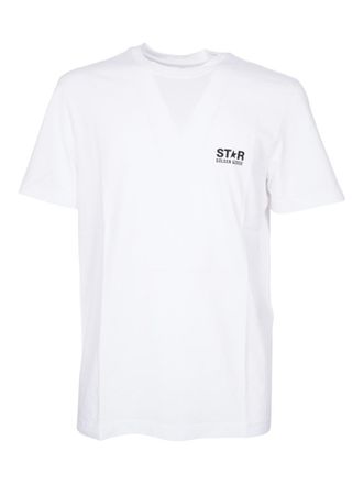Golden Goose White logo-print short-sleeve T-shirt