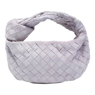 Bottega Veneta Tweedehands Mini Suede Intrecciato Jodie