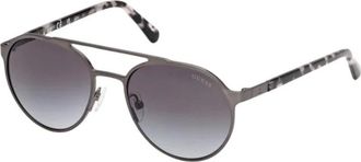 Guess Sunglasses, male, Gray, 52 MM, Round Sunglasses