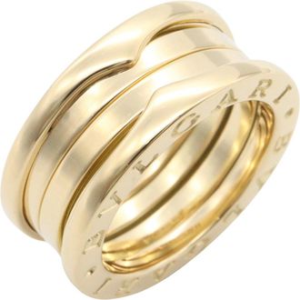 Bulgari Gold Yellow Gold (18K) Band Ring (Pre-Owned)