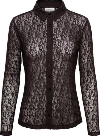 &Co Woman Shirts - Dames - Overhemden - Bruin - XS - Polyester - Overhemden