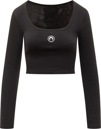 Marine Serre Marine Serre Sweatshirt With Hood And Logo