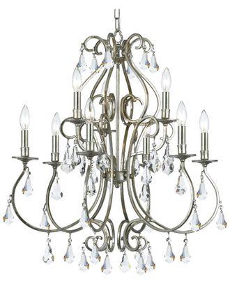 Crystorama 9-Light Ashton Chandelier Hand Cut Crystal
