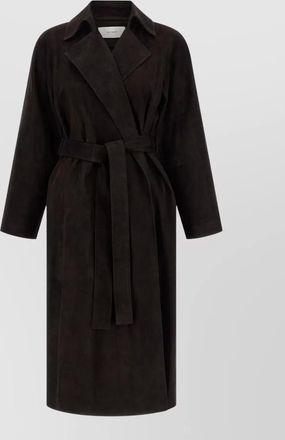 The Row solana coat belted waist long sleeves