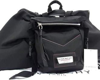 Givenchy Black Nylon Backpack (Pre-Owned)
