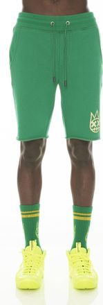 Cult of Individuality SWEATSHORT IN KELLY GREEN