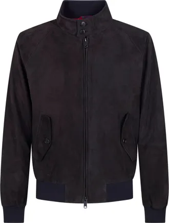 Baracuta G9 Suede Bomber Jacket