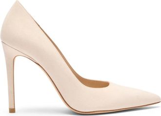 Stuart Weitzman Stuart Power 100 - Dames - Pumps - Beige - 39 1/2 EU - Schoenen