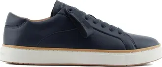 Emporio Armani Blue Leather Sneakers