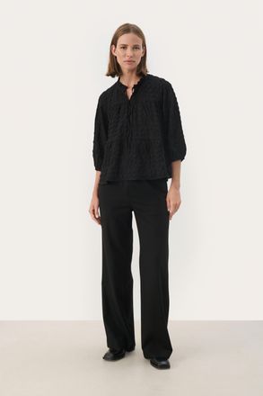 Part Two Blouse met lange mouwen Regular fit Blac