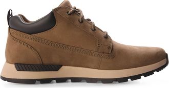 Timberland Mens Killington Trekker Low Nubuck Boots in olive Leather - Size UK 10.5