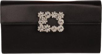 Roger Vivier Floral Embellished Clutch