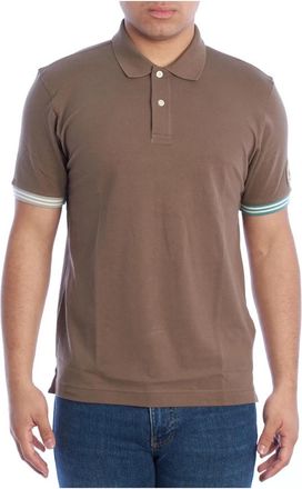 La Martina Polo Shirt met Korte Mouwen - Heren - Polos - Bruin - XL - Katoen - Tops