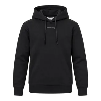 John Richmond Felpa con cappuccio e mini logo - - Sweatshirts & Hoodies - Uomo - Nero - M