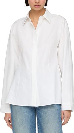 Lafayette 148 New York Petite Pintuck Back Shirt